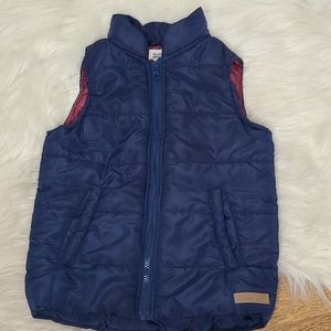 Buffalo David Bitton youth puffer vest navy blue size 5